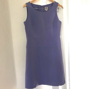 Petite lavender Anne Klein fit and flare dress.